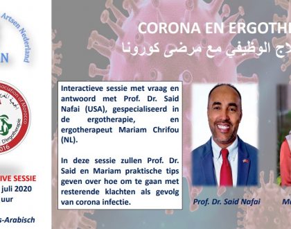 Corona en Ergotherapie, Facebook live sessie